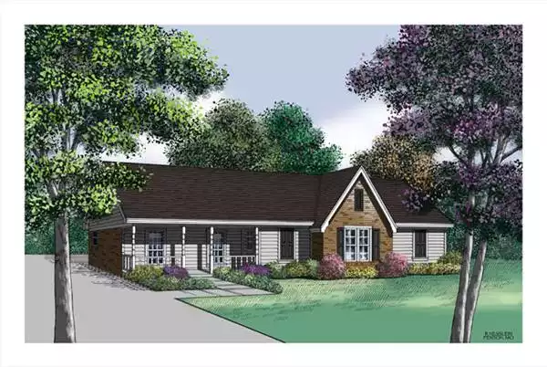 image of 1001 - 1500 square feet house plan 6851